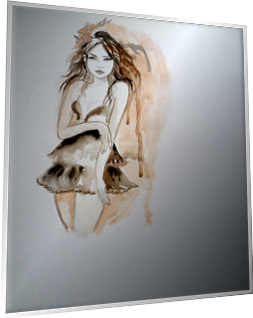 LED Wandlampe Lampamura Mode Illustration II